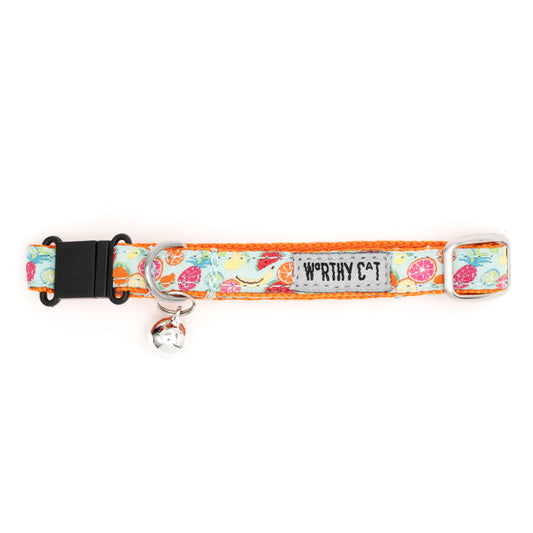 Tutti Frutti Cat Collar – Blue, Size One Size