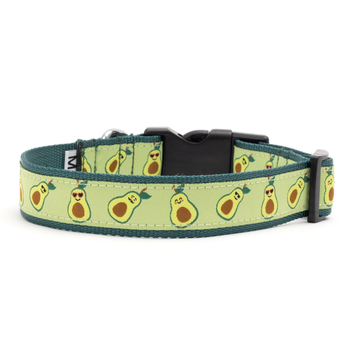 Avocados Dog Collar – Green, Sizes XS–XL