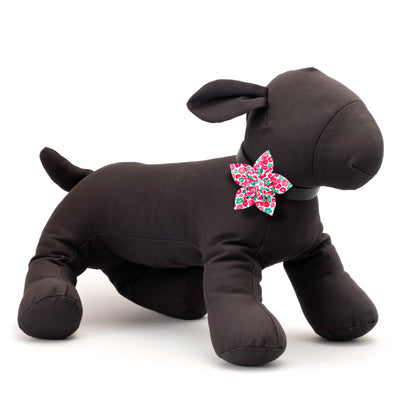 Fleurs Dog Flower – Polyester, Pink & Yellow, Sizes S, L