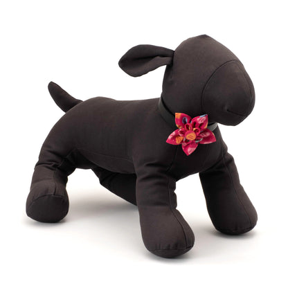 Puppy Love Dog Flower – Polyester, Pink, Sizes S, L