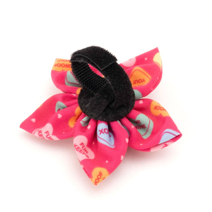 Puppy Love Dog Flower – Polyester, Pink, Sizes S, L