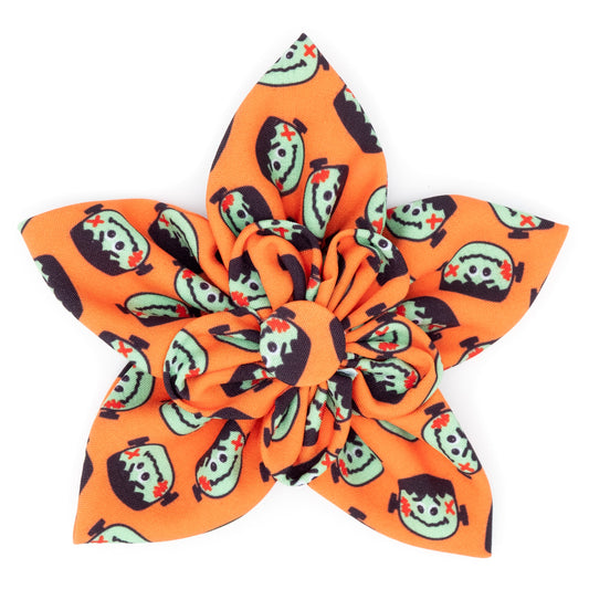 Frank Dog Flower – Polyester, Orange, Sizes S, L