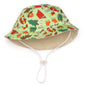 Happy Camper Bucket Dog Hat – Polyester, Green, Sizes S–XL