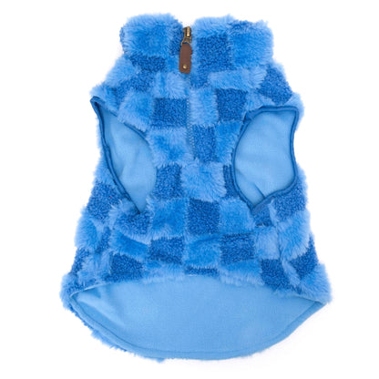 Fur Check 1/2 Zip Dog Sweater – Polyester, 4 colours, Sizes XS–XXL