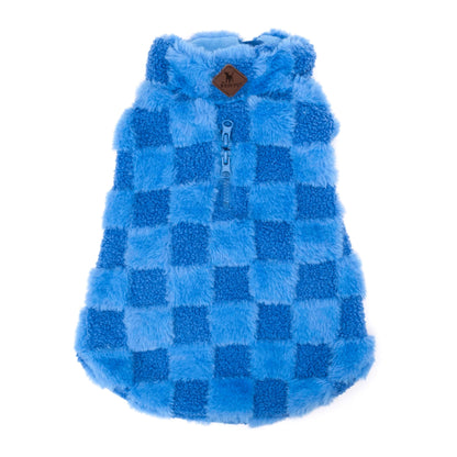Fur Check 1/2 Zip Dog Sweater – Polyester, 4 colours, Sizes XS–XXL