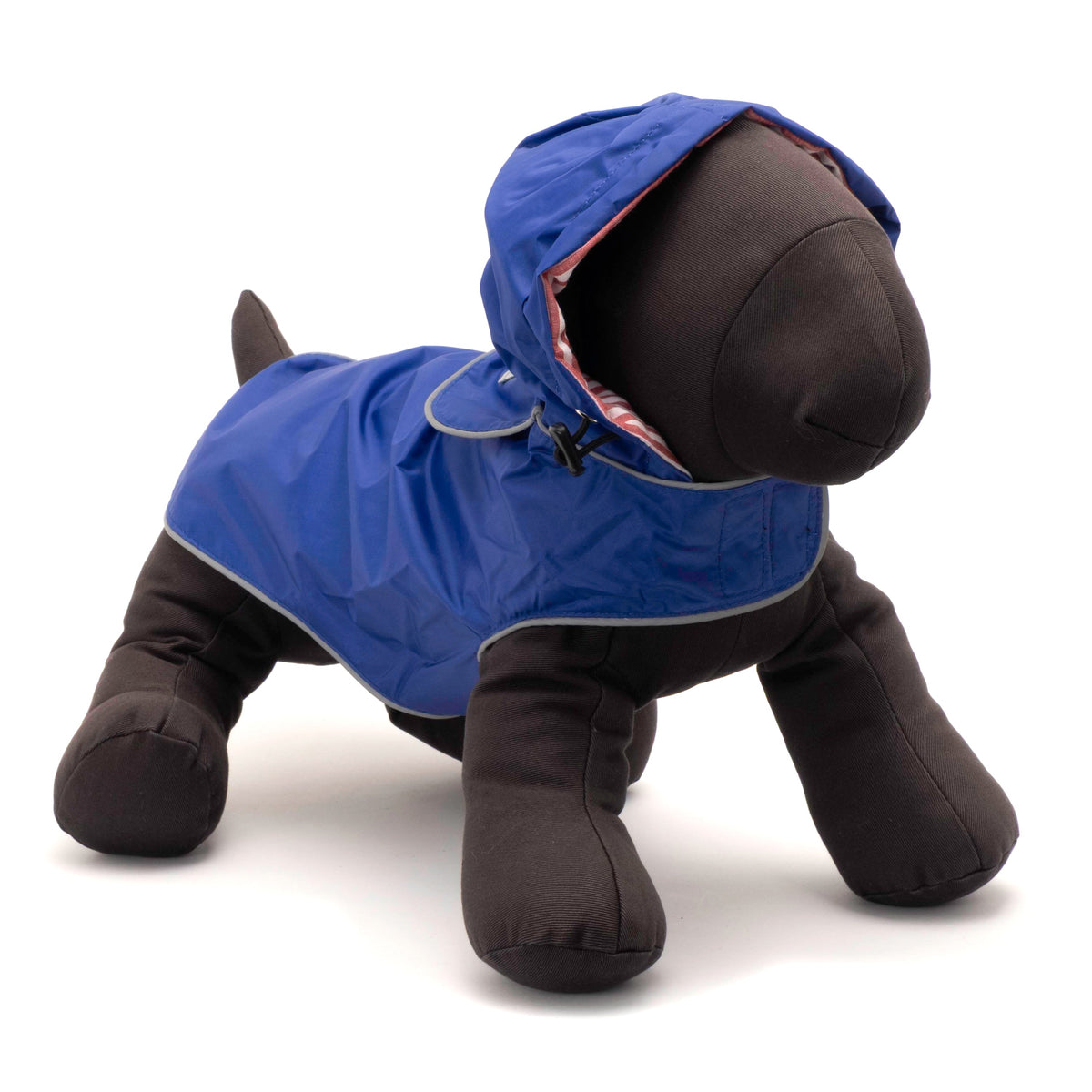 Hooded Dog Rain Jacket, blue, product view 11