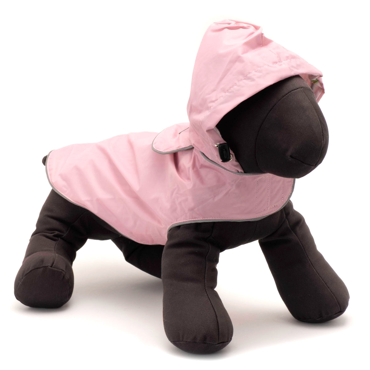 Hooded Dog Rain Jacket, pink, product view 8