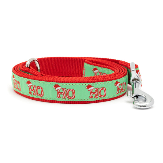 Santa's Cheer Dog Leash – Green, Sizes S, L