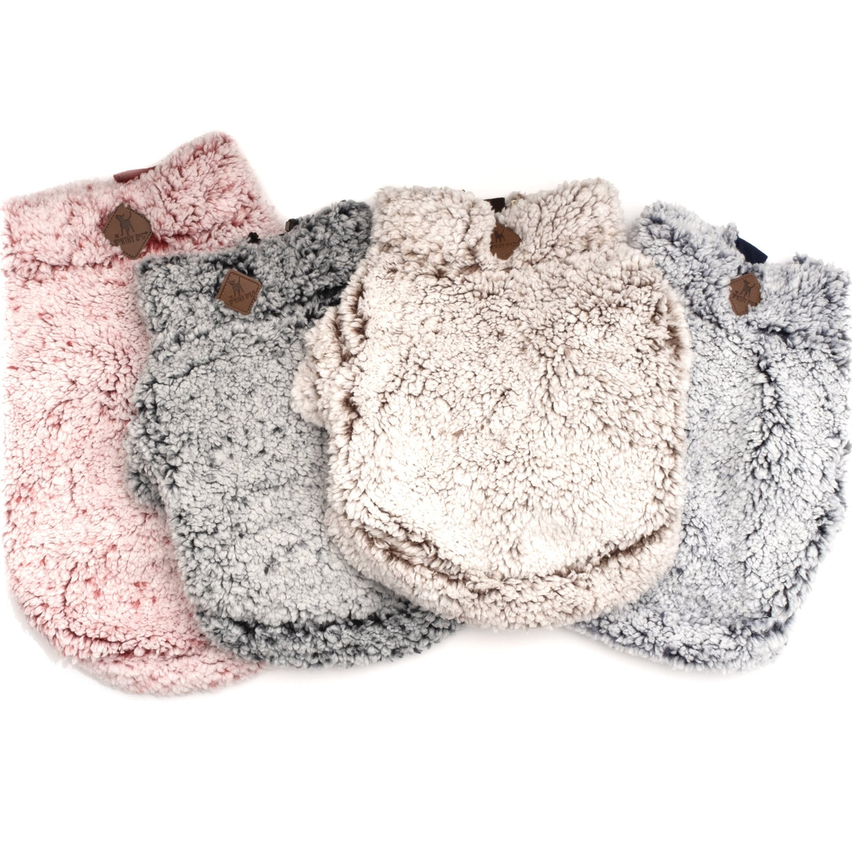 Wubby Fleece Quarter Zip Dog Sweater – Polyester, 4 colours, Sizes XS–XXL