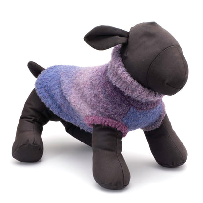 Purple Ombre Dog Turtleneck Sweater, purple, product view 2
