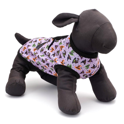 Bewitched Dog Tank Top – Polyester, Purple, Sizes XS–XXL