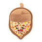 Acorn Squeaky Dog Toy, front view