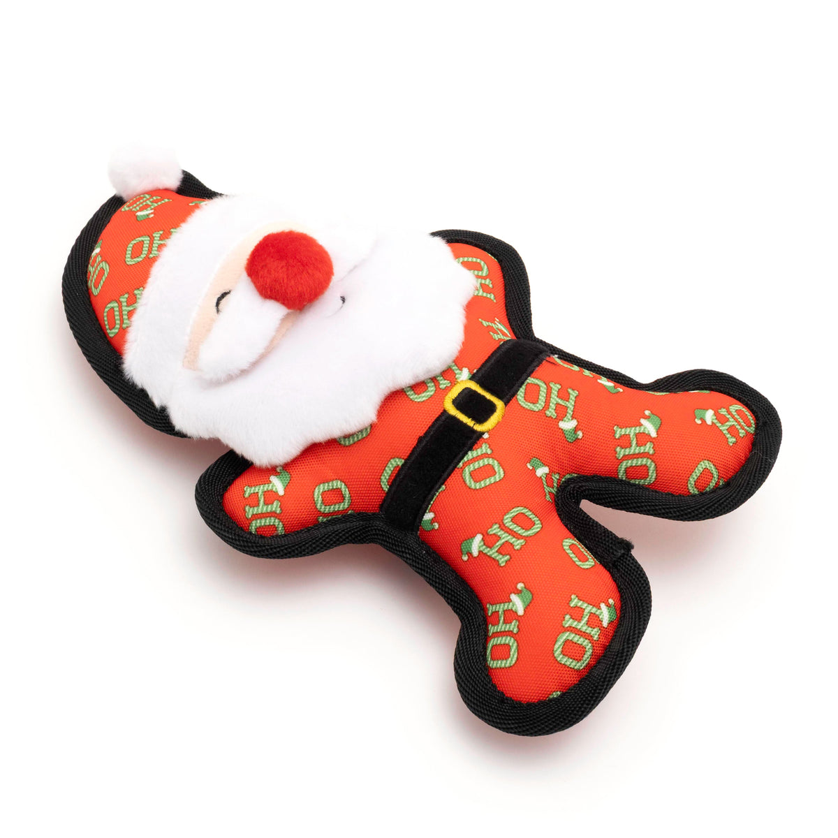 Ho Ho Ho Santa Dog Dog Toy – Red, Sizes S, L