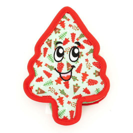 Holiday Tree Dog Dog Toy – Green, Size One Size