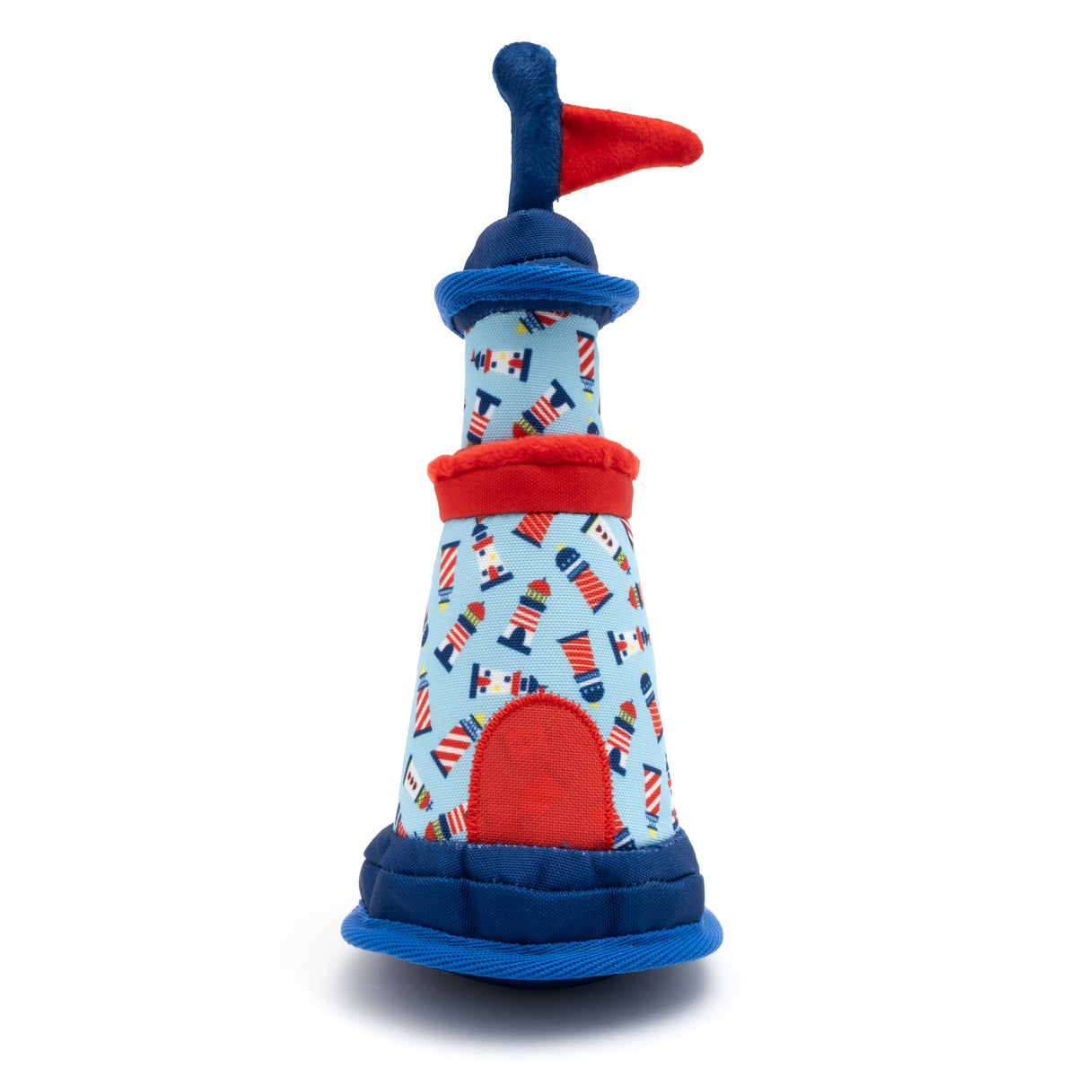 Lighthouse Dog Dog Toy – Blue, Size One Size