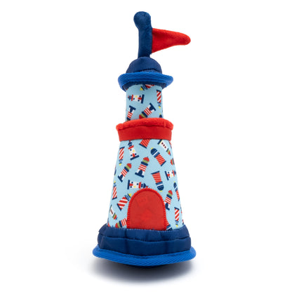 Lighthouse Dog Dog Toy – Blue, Size One Size