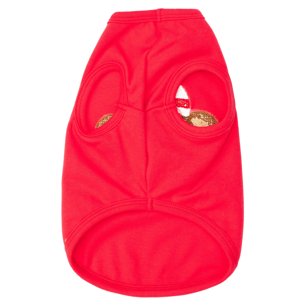 Sock Monkey Dog Tank Top – Cotton, Red, Sizes XS–XXL
