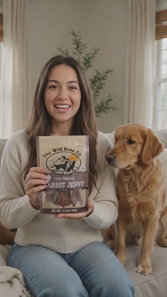 Rabbit Jerky Dog Treats - Product Video